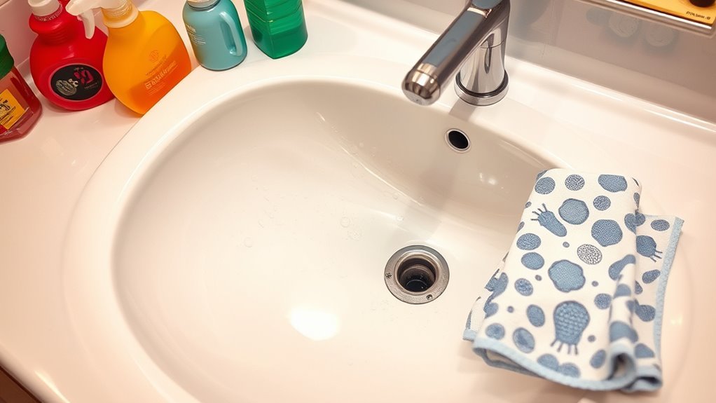 germ free sink maintenance tips