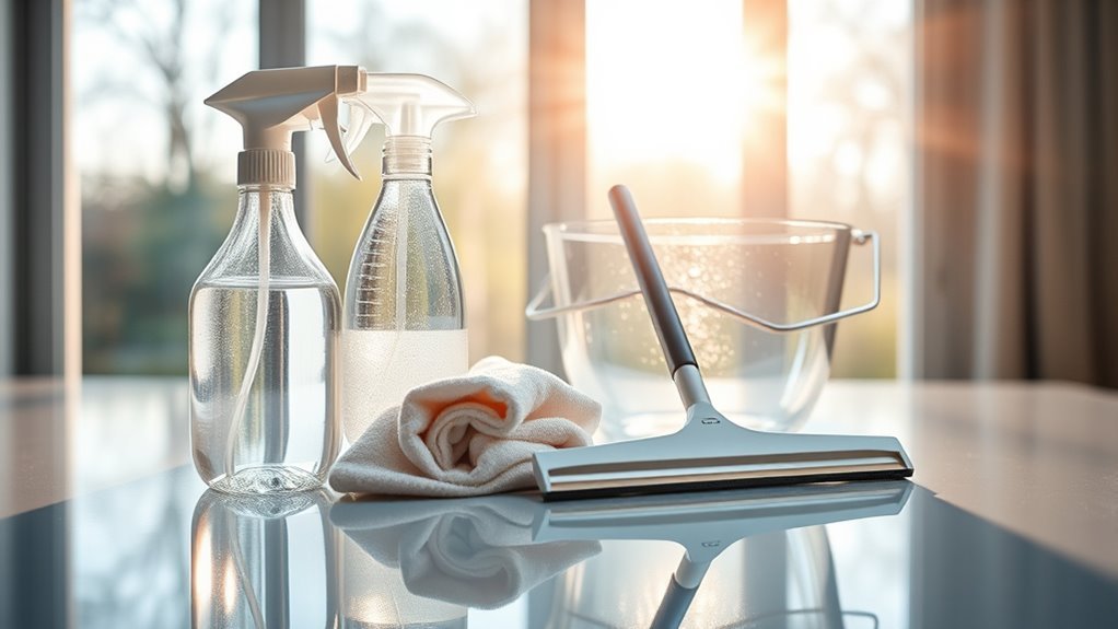 glass cleaning essential tools