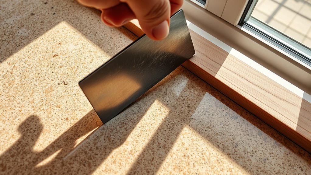 grout and adhesive identification