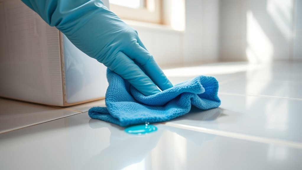 grout disinfection for health