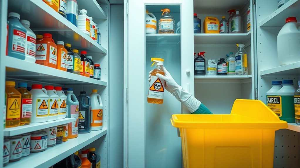 hazardous cleaning chemical safety