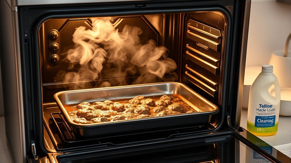 heat softens grease easily