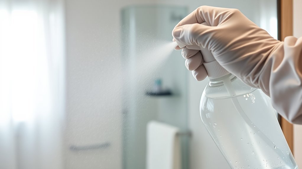 high touch mirror cleaning zones