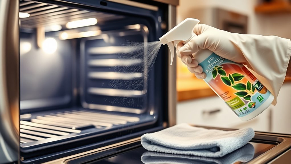 high touch oven cleaning areas