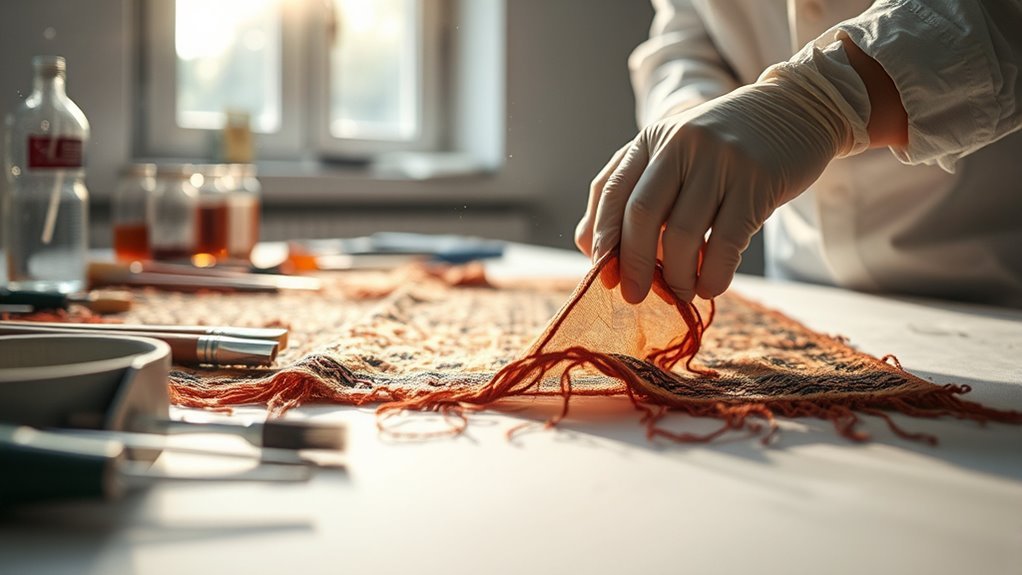 historic textiles require delicate care
