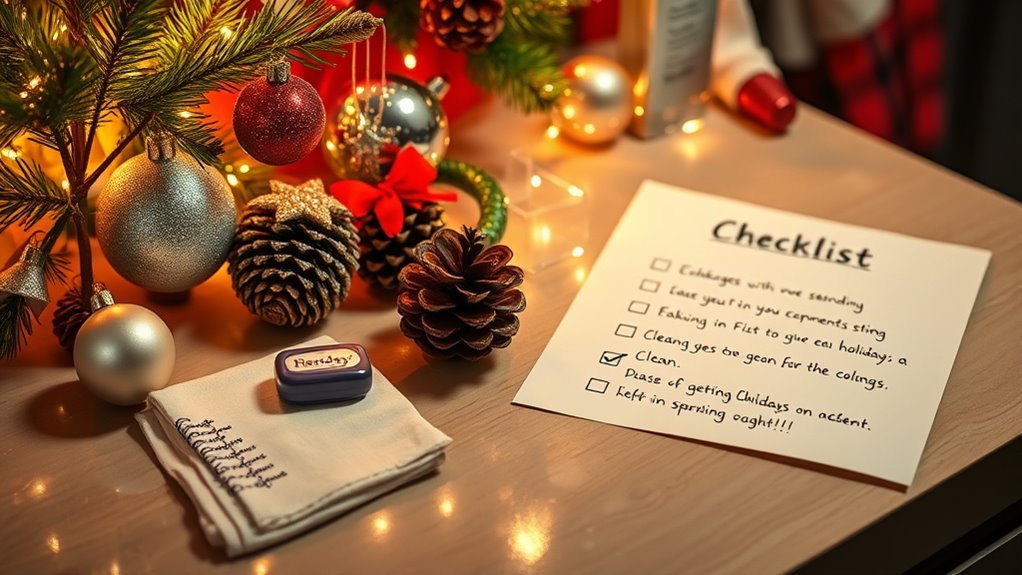 holiday decor cleaning guide