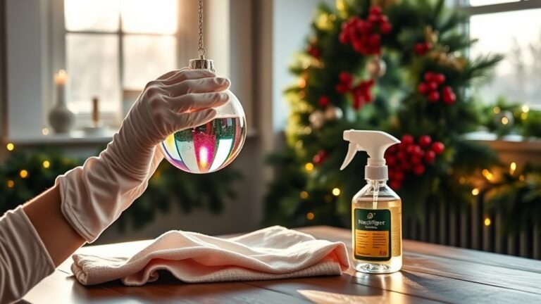 holiday decor cleaning tips