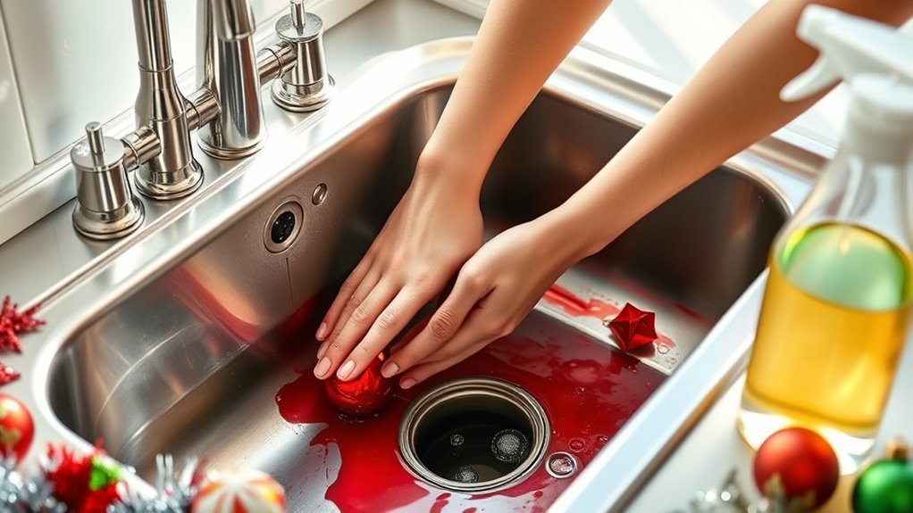 holiday decor stain removal