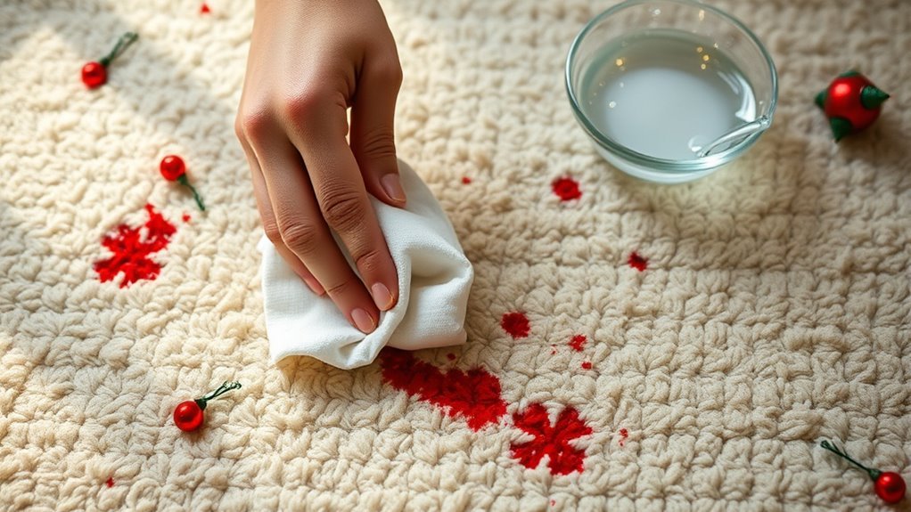 holiday decor stain removal