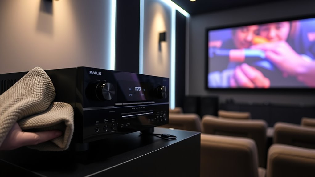 home theater care tips