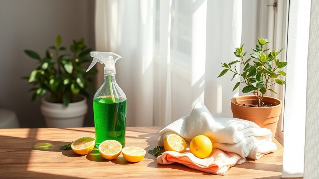 homemade bedroom cleaning solution