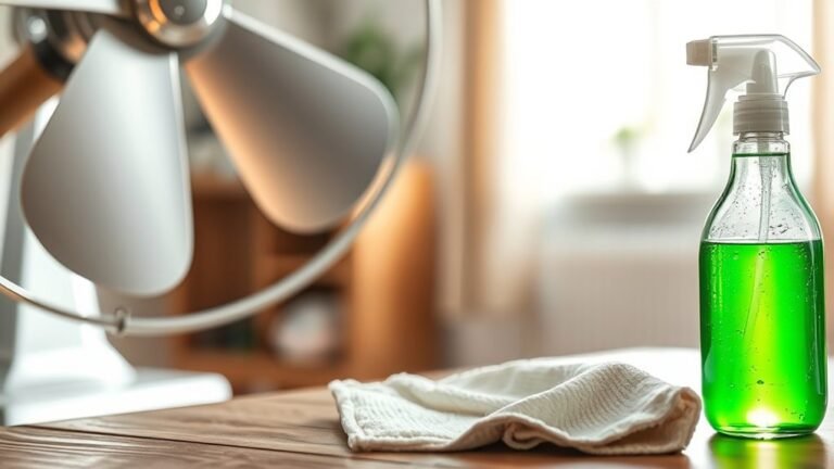 homemade fan surface cleaner