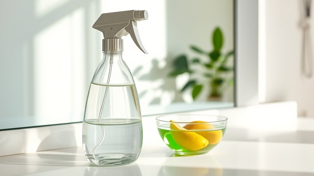 homemade mirror cleaning solution