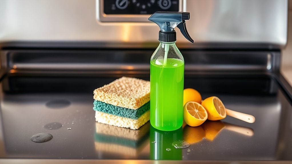 homemade oven surface cleaner
