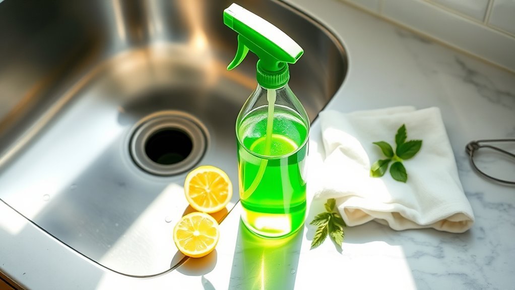 homemade sink surface cleaner