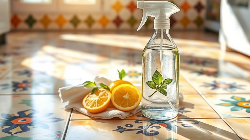 homemade tile surface cleaner