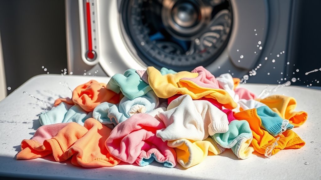 hot water damages baby clothes
