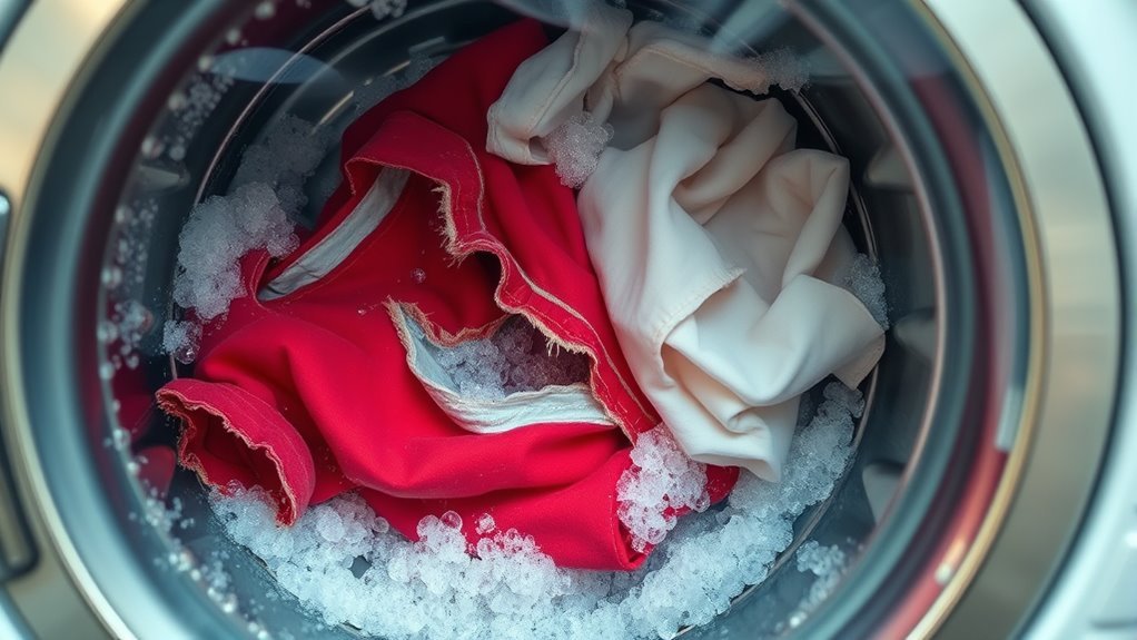 hot water harms fabrics