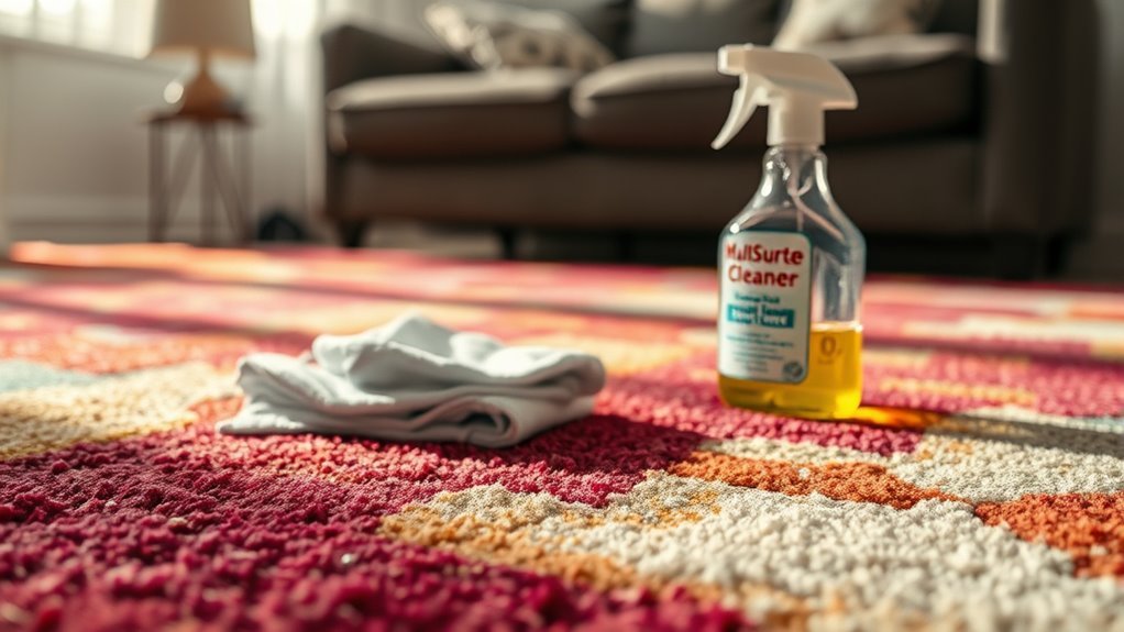 household cleaners remove stains
