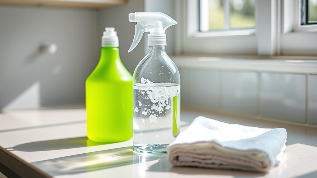 hydrogen peroxide dish soap mixture