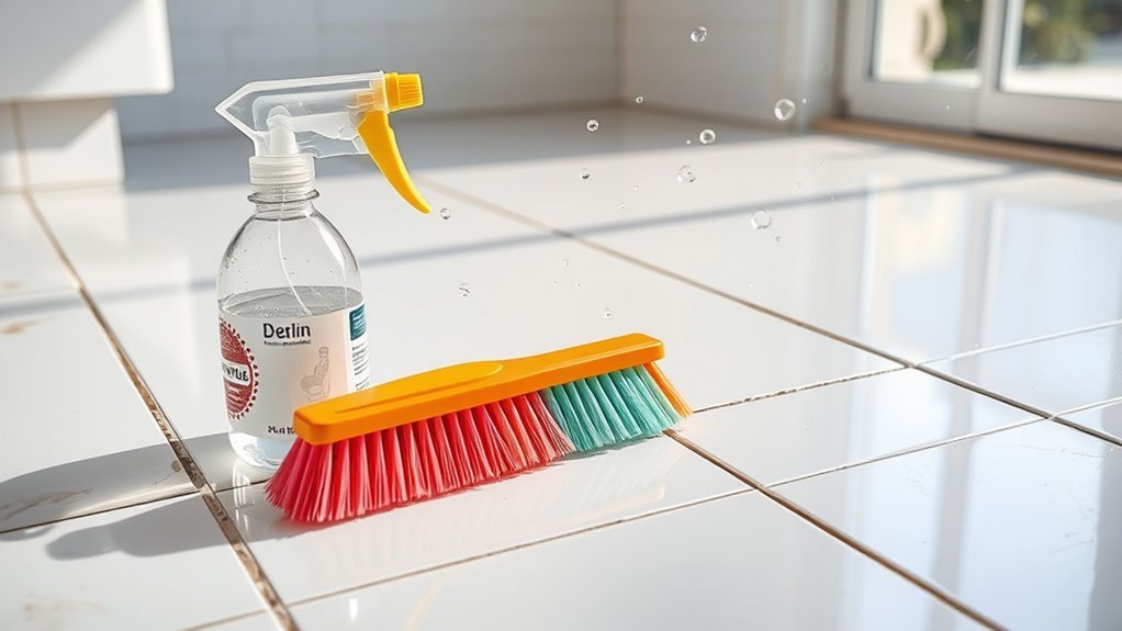 hydrogen peroxide grout cleaning
