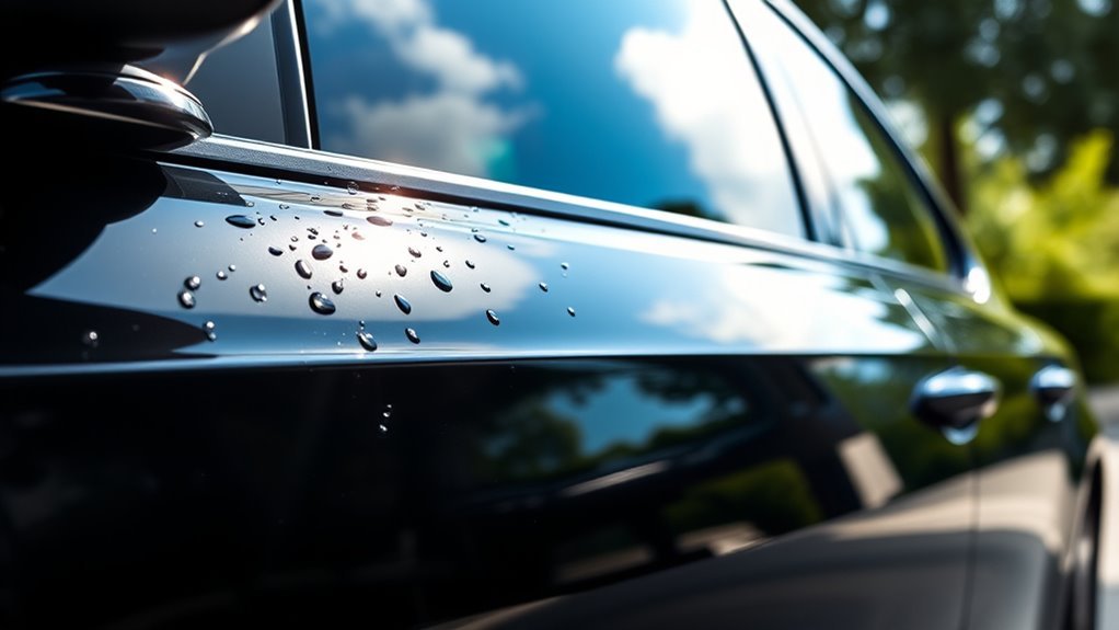 hydrophobic coatings enhance visibility