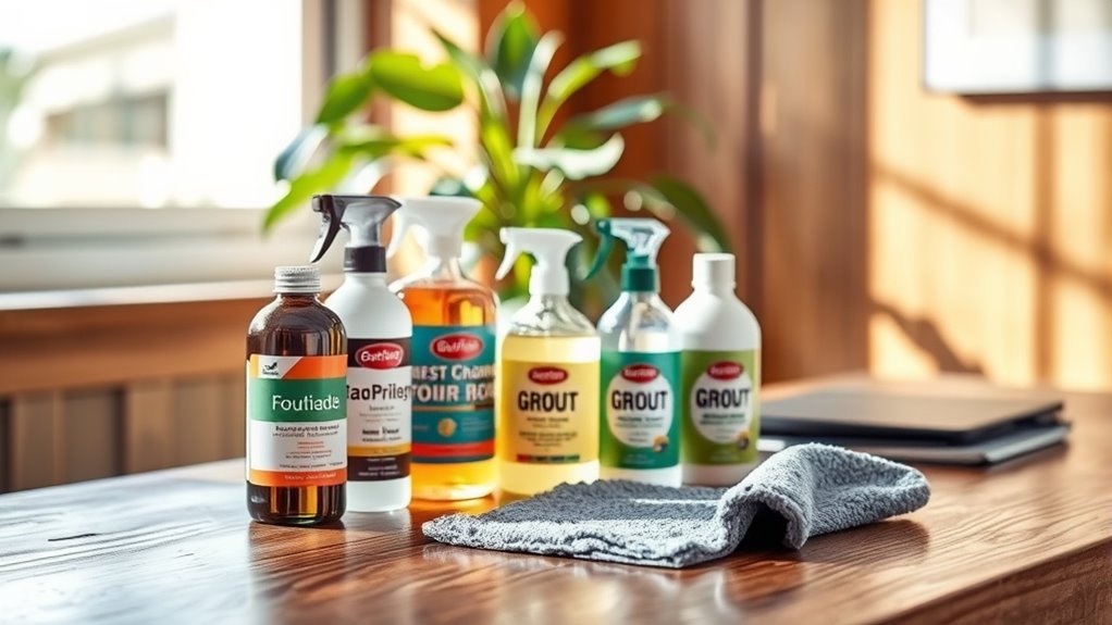 ideal grout cleaning solution