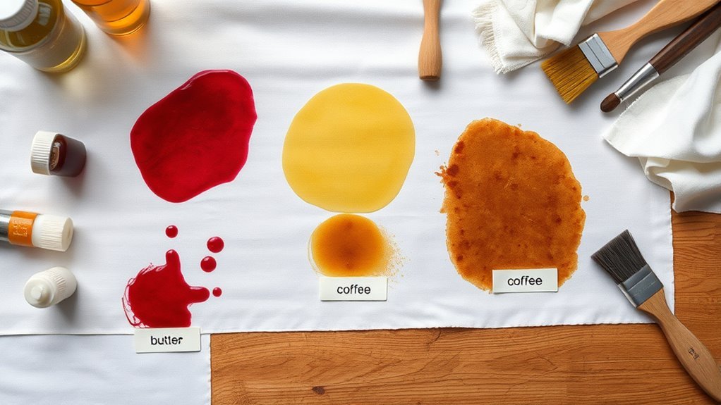 identify and clean stains