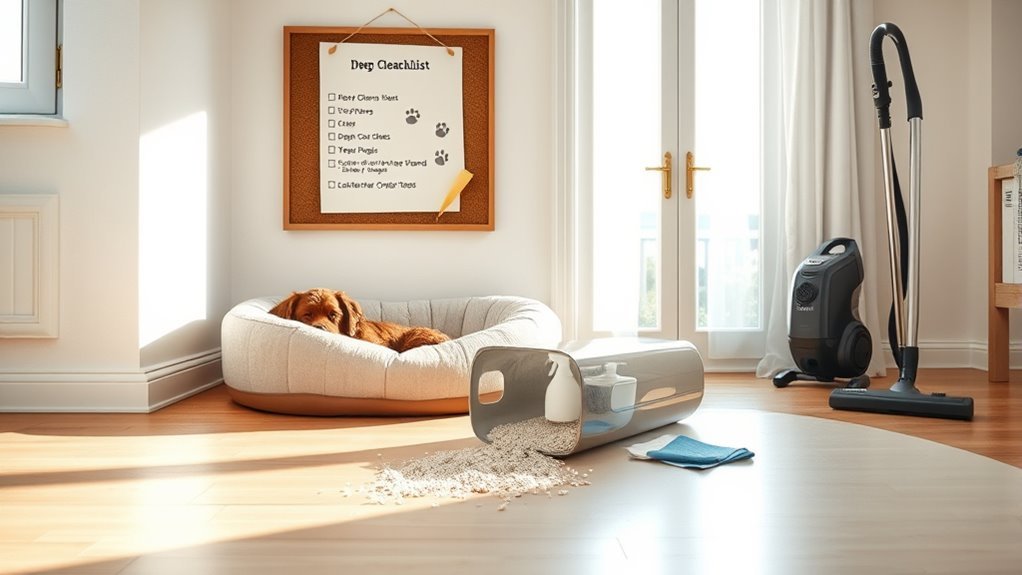 identify and manage pet messes