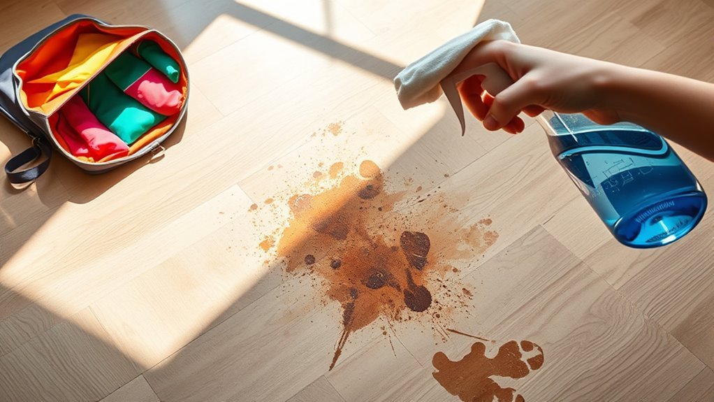 identify and tackle stains