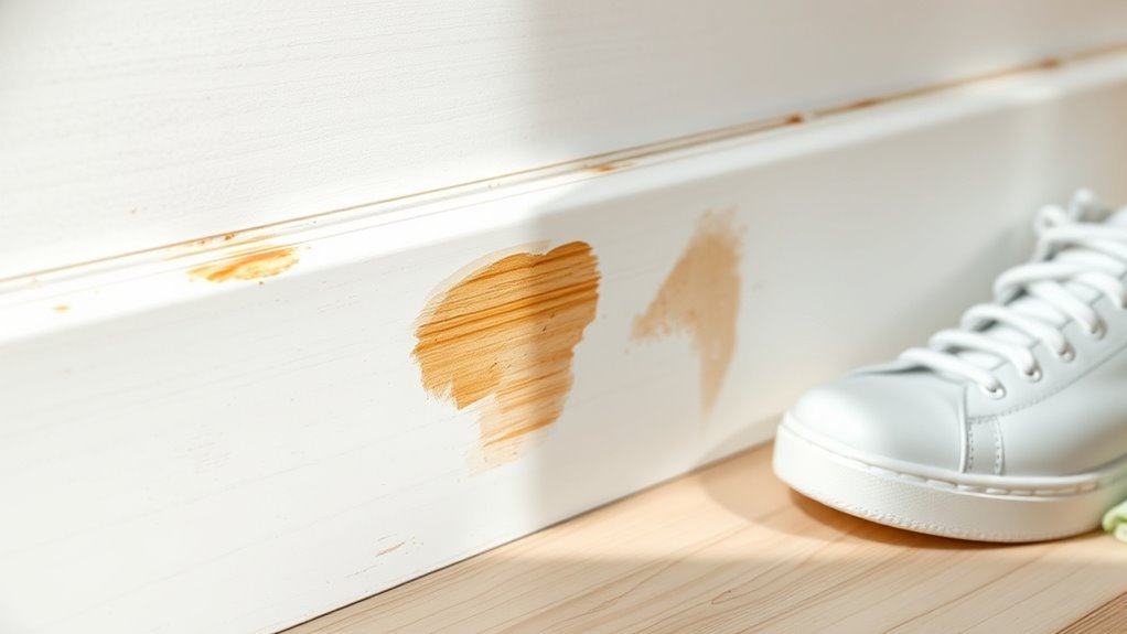 identify baseboard stain types