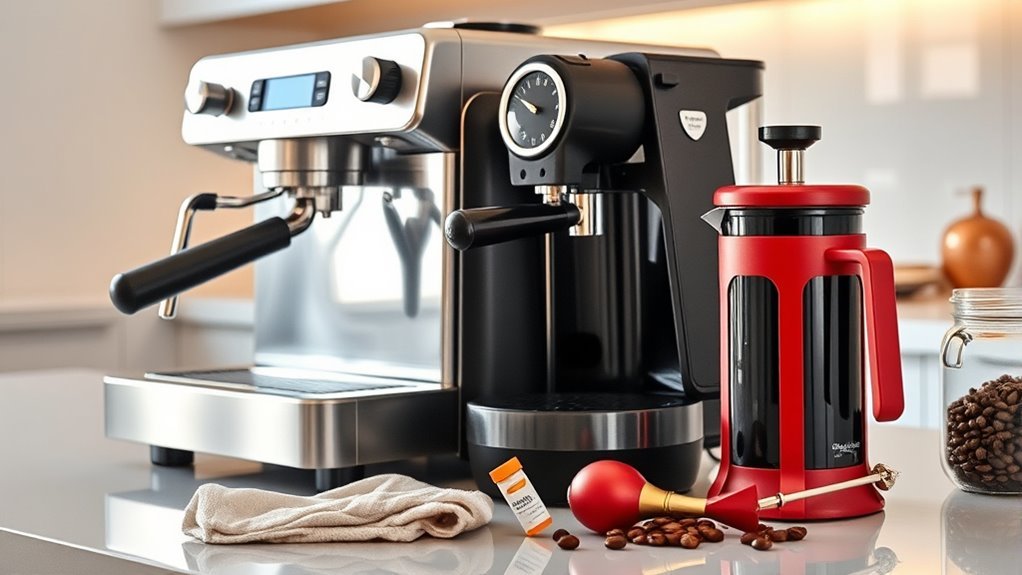 identify coffee machine type
