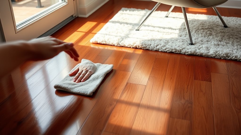 identify flooring type first