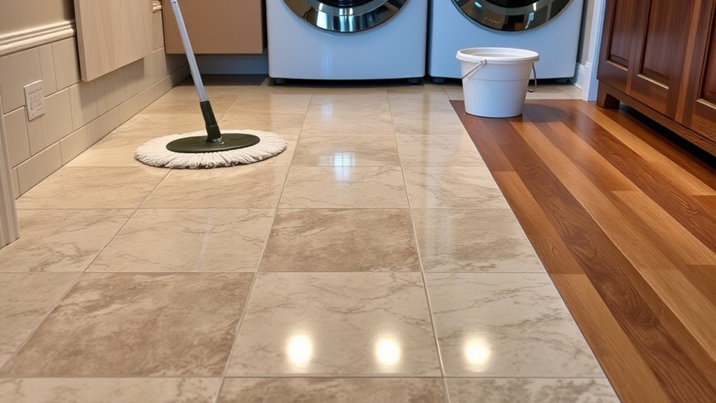 identify laundry floor type