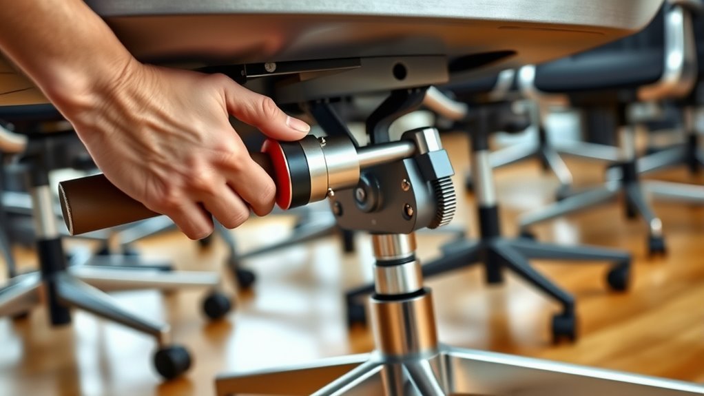 identify office chair mechanism