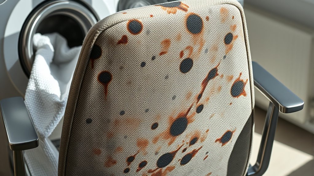 identify office chair stains