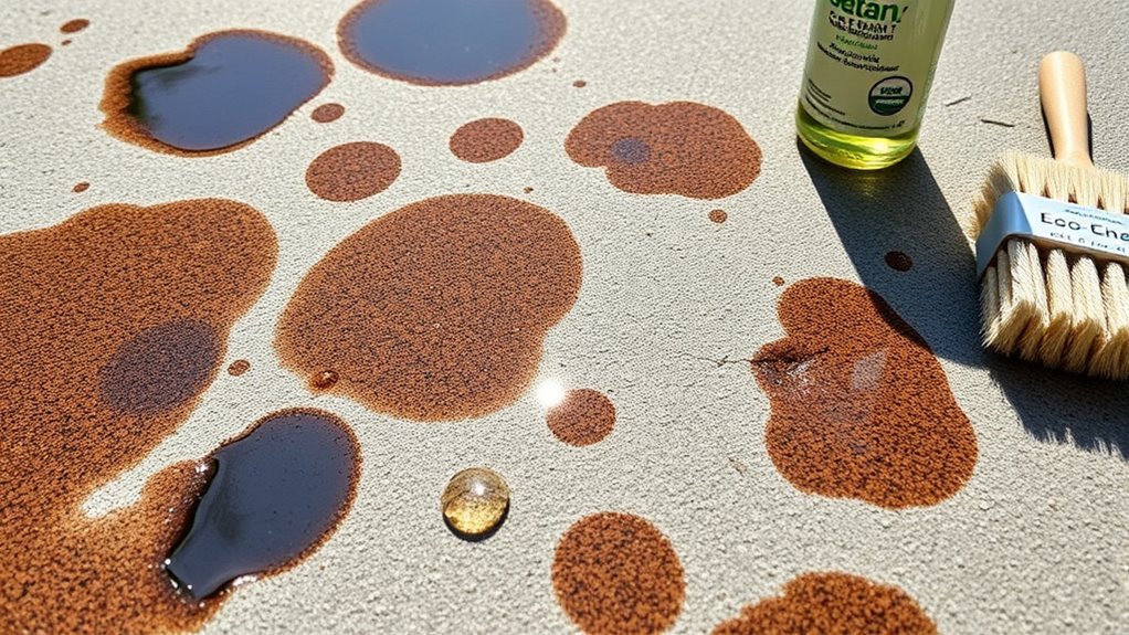 identify oil stain types