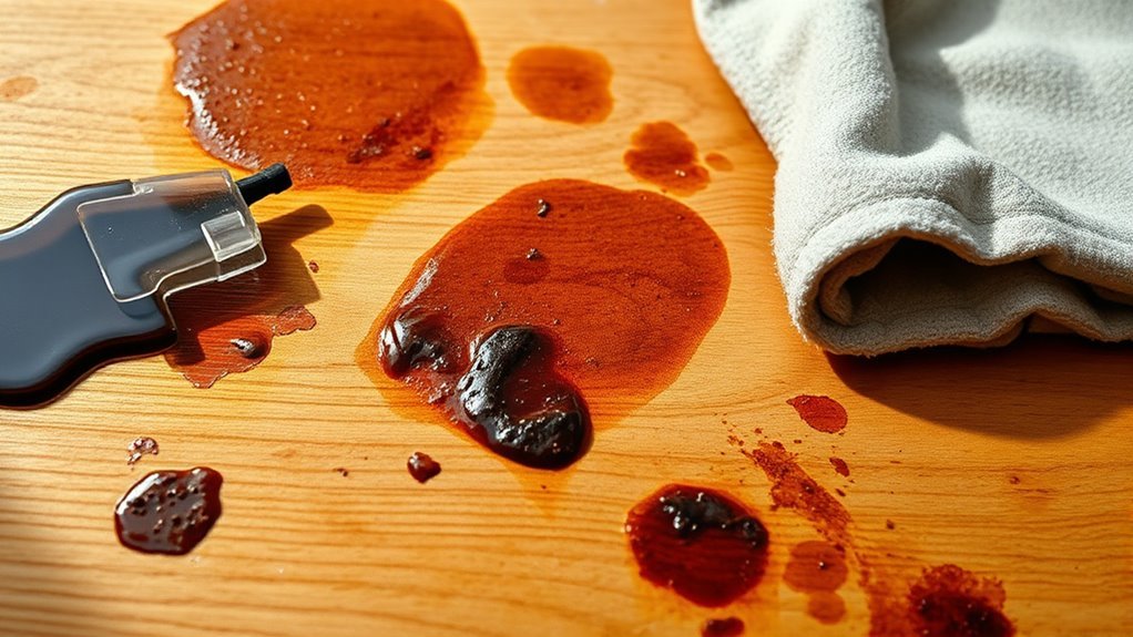 identify oven stain types