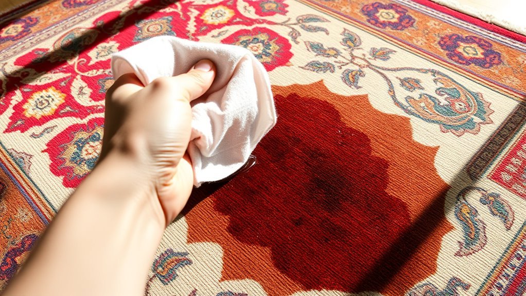 identify rug stain types