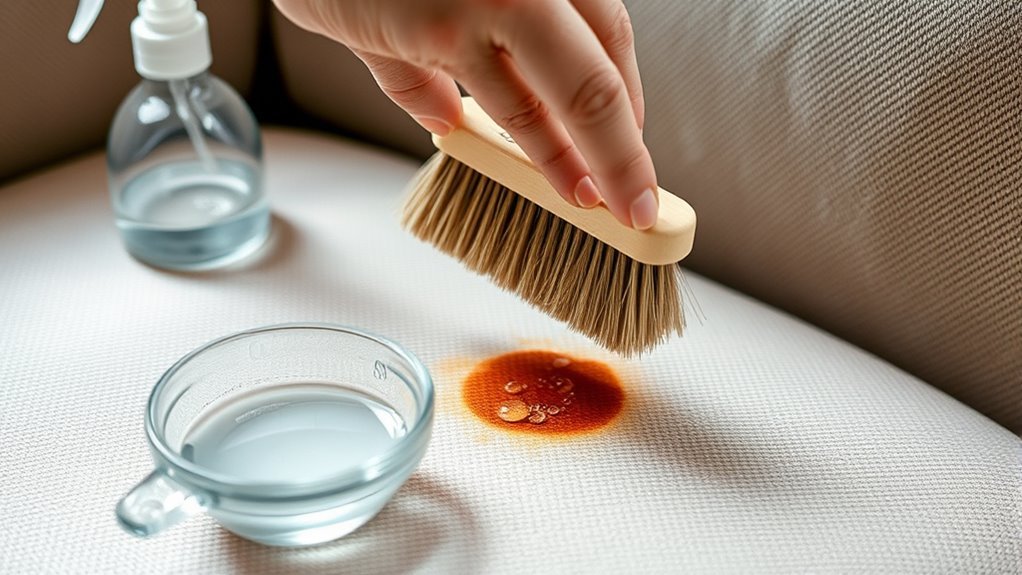 identify stain choose cleaner
