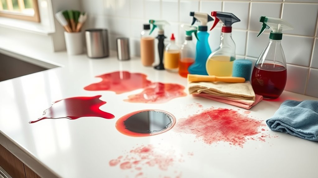 identify stains for effective removal