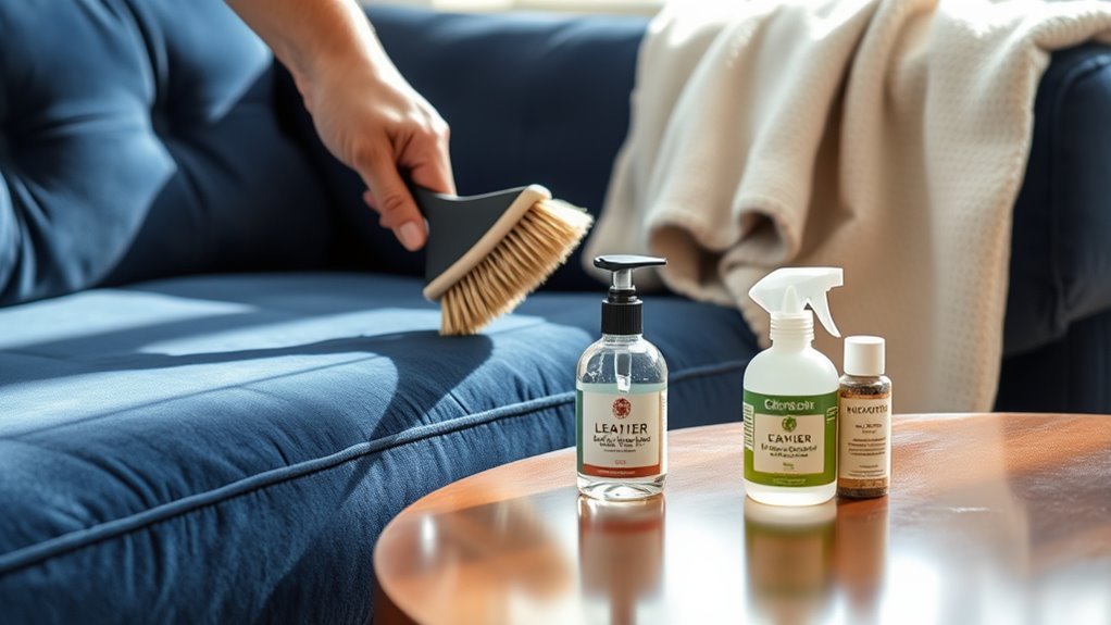 identify upholstery cleaning methods