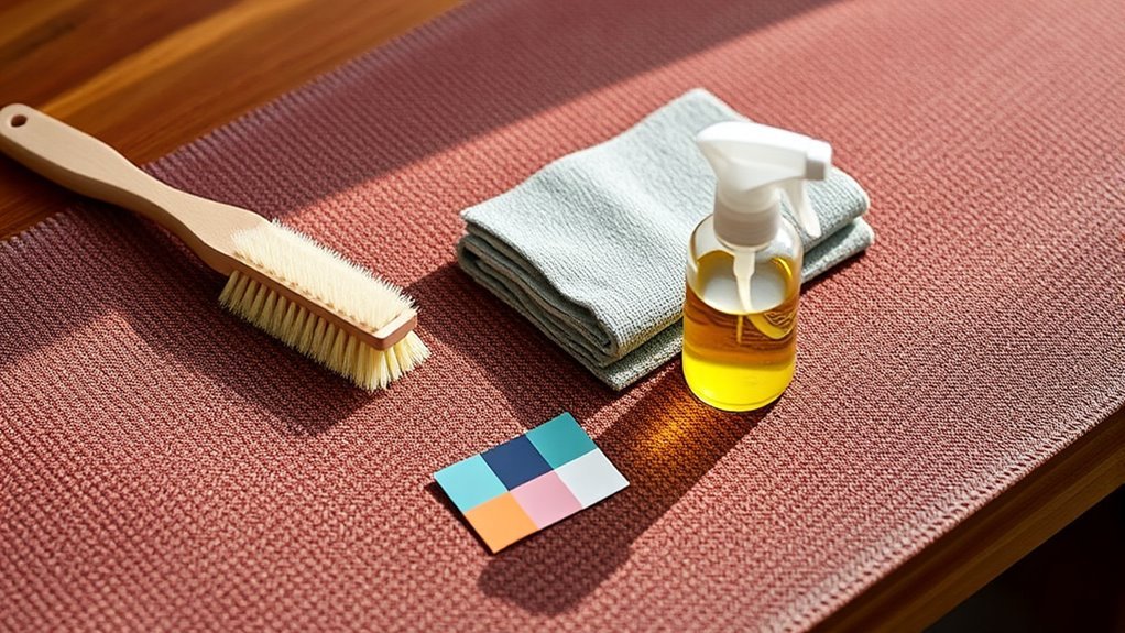 identify upholstery cleaning methods