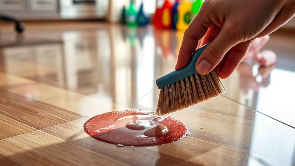 identifying and treating stains