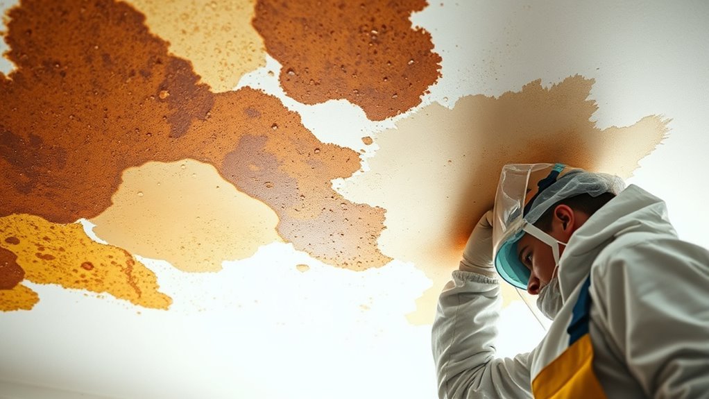 identifying ceiling stain types