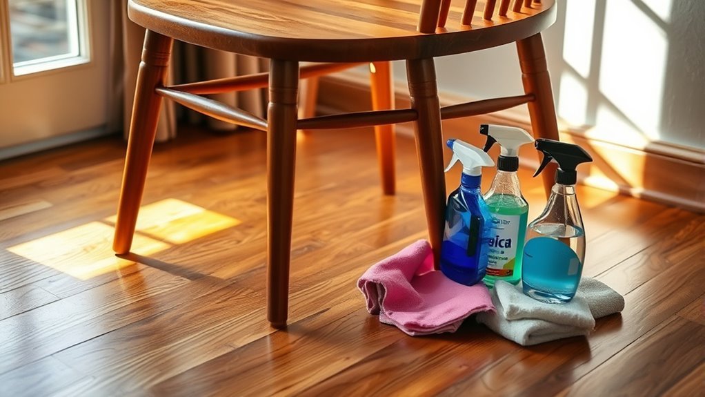 identifying chair flooring material