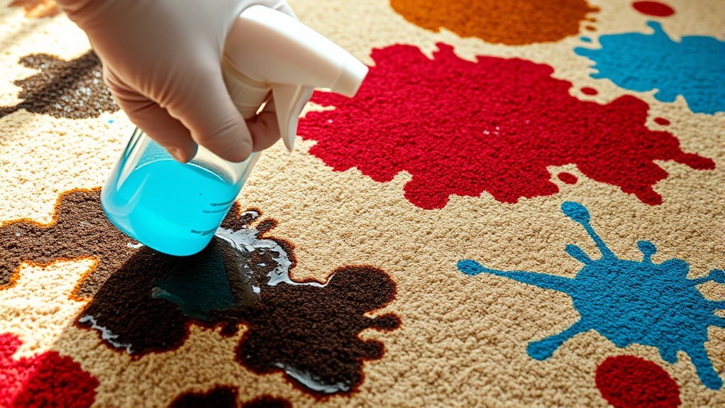 identifying garage stain types