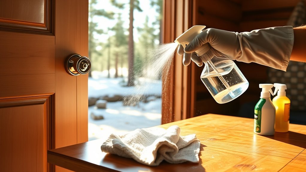 identifying high touch surfaces safely