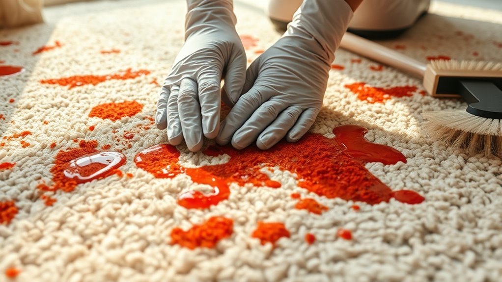 identifying kitchen stain types