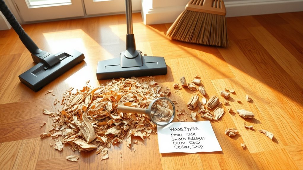 identifying wood debris types